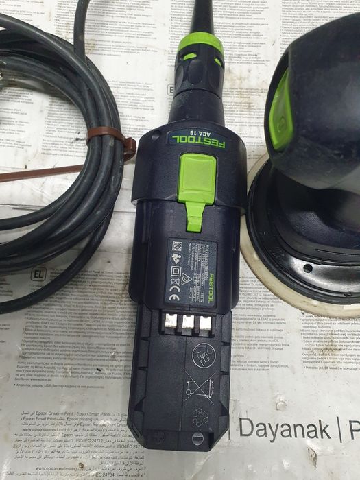 Szlifierka mimosrodowa  aku sieć  Festool  ETSC 125  Li