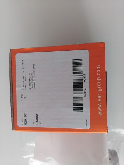 kit de válvula termostato (modelo T 5000) fabricado pela IVAR.