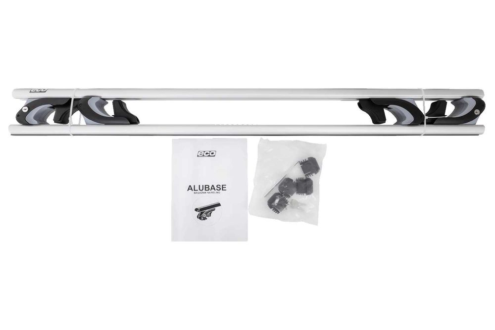 Bagażnik dachowy uniwersalny aluminiowy na relingi Inter Pack Eco Alubase 135 cm