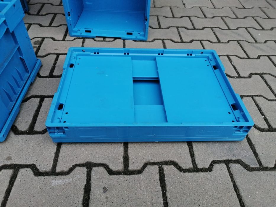 Pojemniki Skrzynki składane Auer 60x40x28cm, mocne solidne