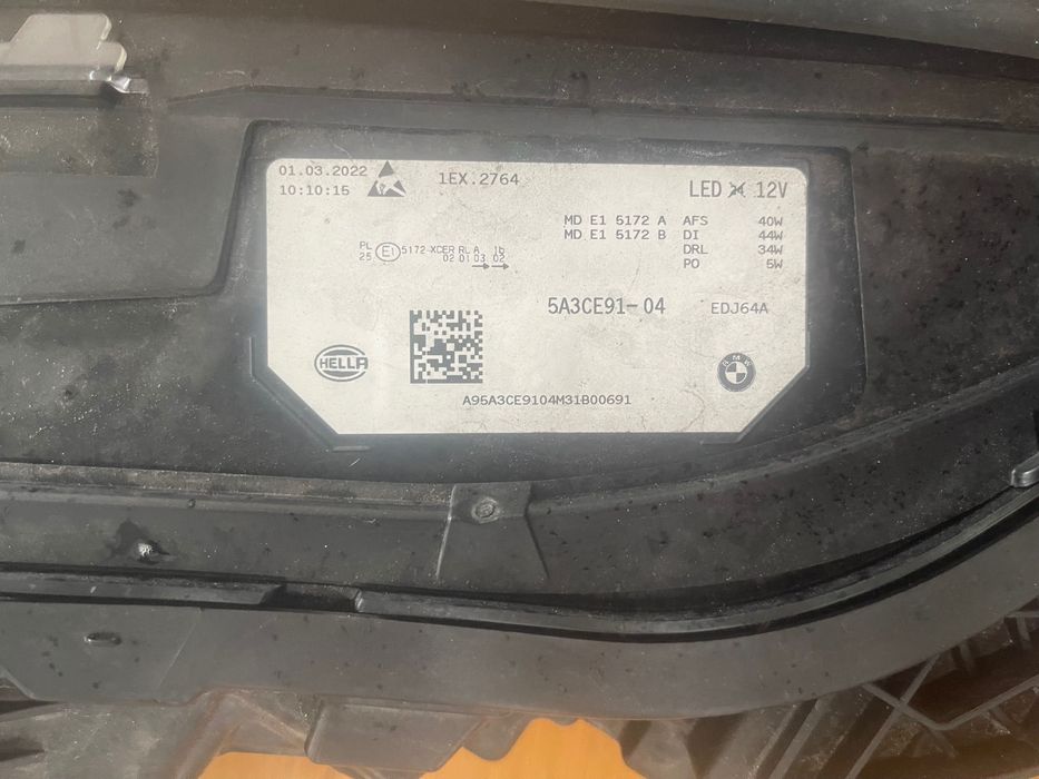 Ótica esquerda BMW iX l20