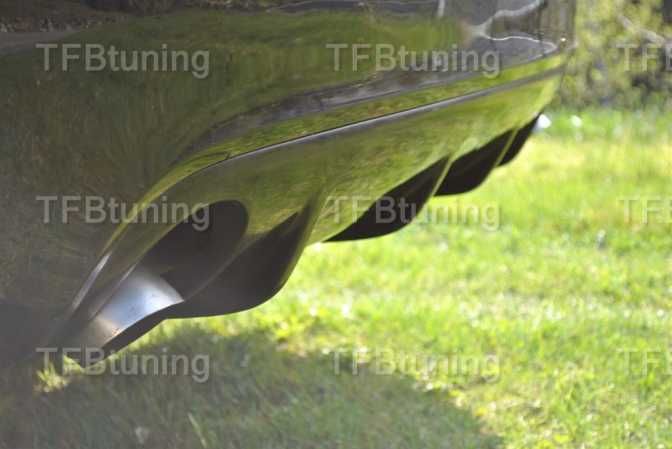 Dyfuzor zderzaka tył A6 C6 Avant 2005- 2009 ver 1 TFB TUNING