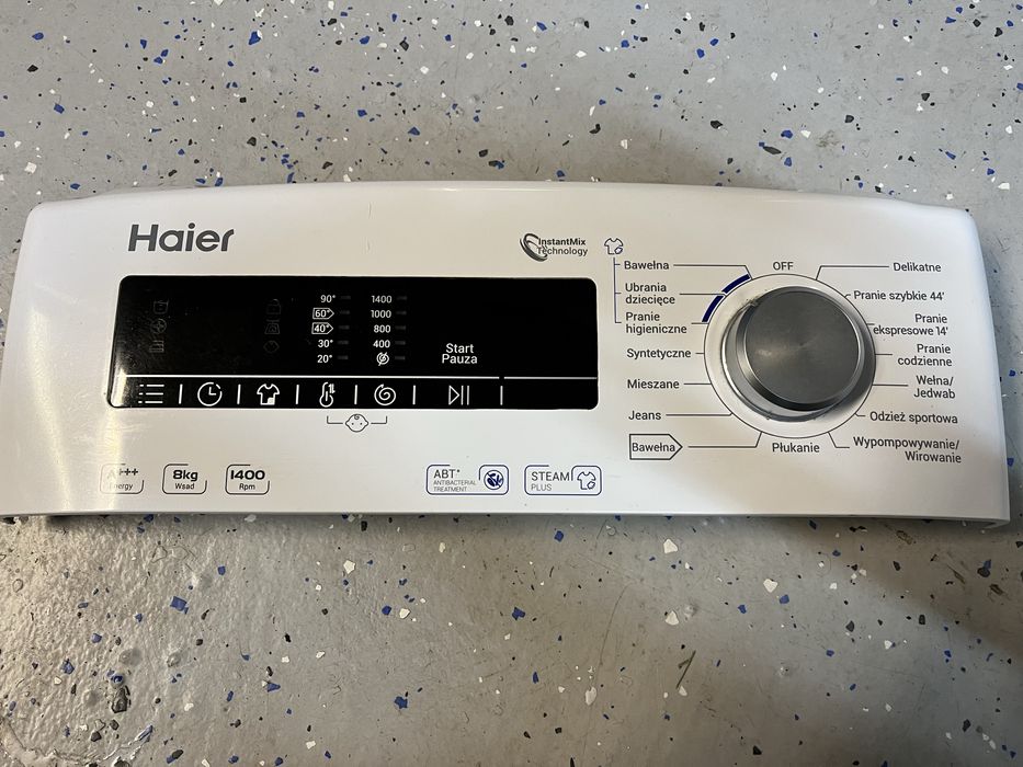Panel pralki haier candy grzałka