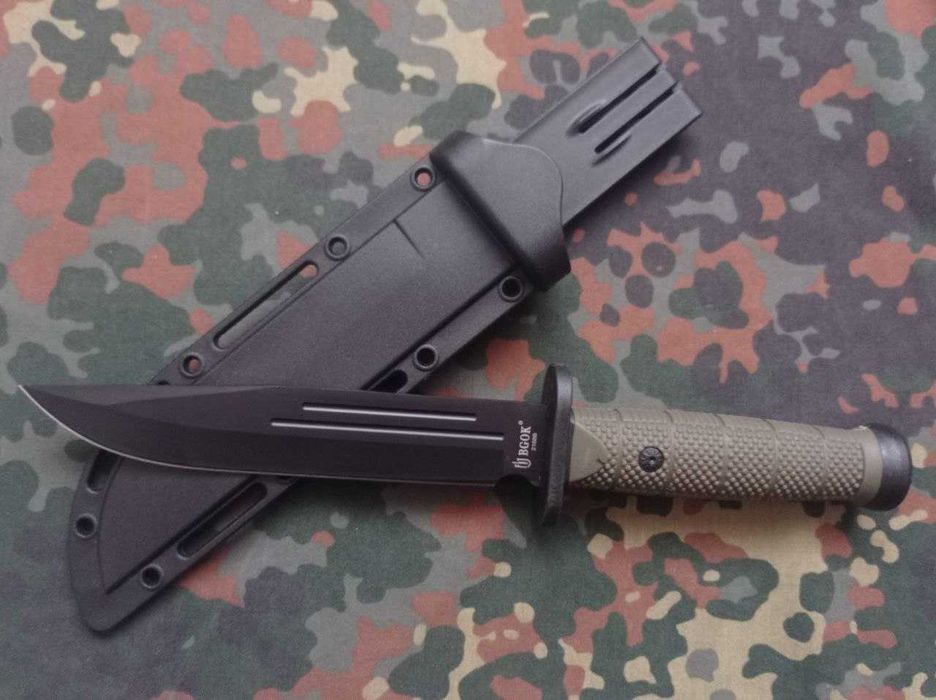 Нож охотничий тактический Black Hawk Bgok 2168B Хаки 30 см,ножны