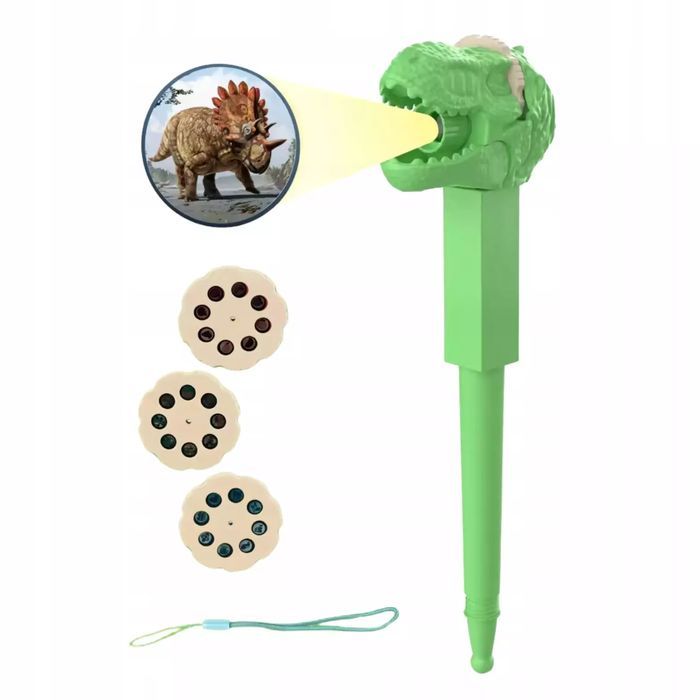 Długopis dinozaur z projektorem wkłady obrazki. Maksik