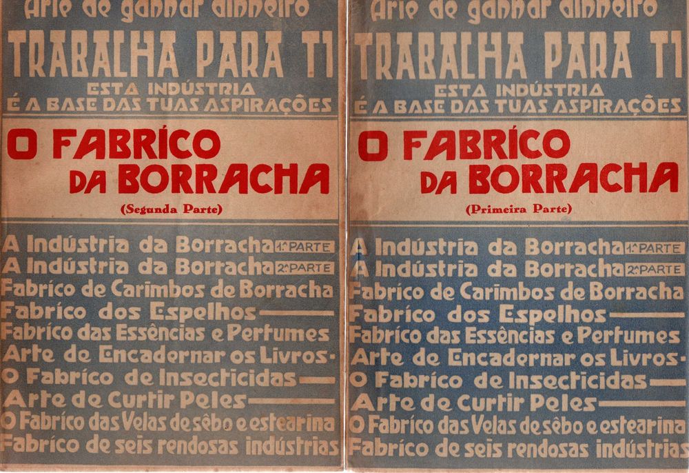O fabrico da borracha