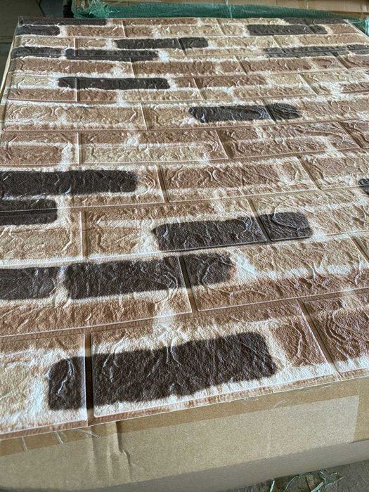 Распродажа! Самоклеящиеся 3Д Панели Кирпич 3 мм Самоклеючі 3D панелі