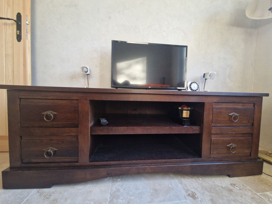 Komoda drewno pod telewizor