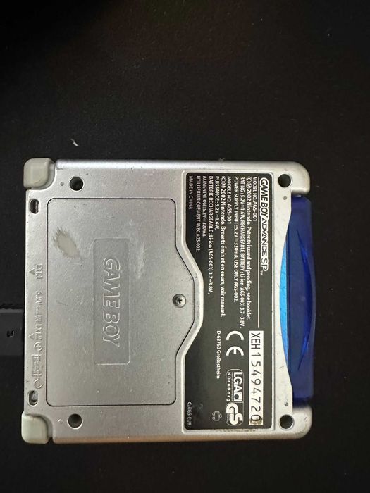 Game Boy Advance SP Silver (AGS-001) + Bolsa Original Nintendo