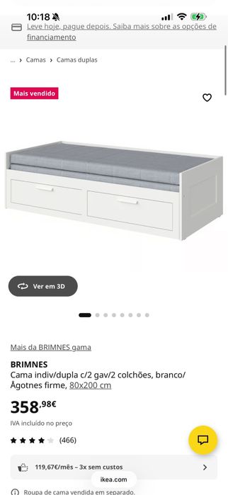 Vendo cama BRIMNES