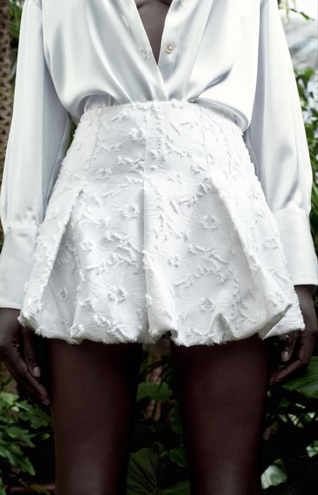 Міні спідниця Zara біла, розмір S