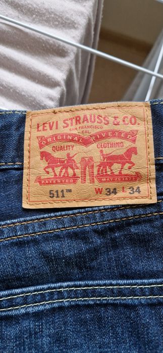 Levi’s 511 Slim W34 L34 oryginalne jeansy męskie