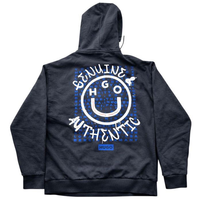 HUGO Boss bluza z kapturem hoodie dres bluzka sweter męska oversize L