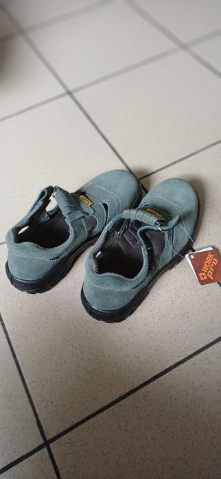 Buty robocze damskie ze skóry