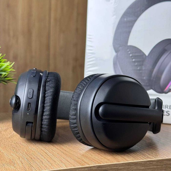 Ігрові Bluetooth навушники WALKER WBT-83 Black з мікрофоном