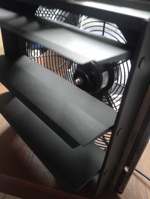 Extrator Industrial HG FAN 12" (300mm)  C/ Interruptor ON/OFF e Grelha