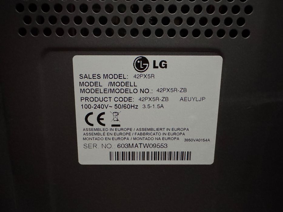 Telewizor plazmowy LG RZ-42PX5R