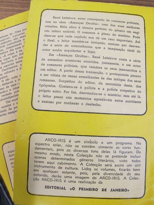 Coleção Arco Iris - Livros Antigos dos anos 50