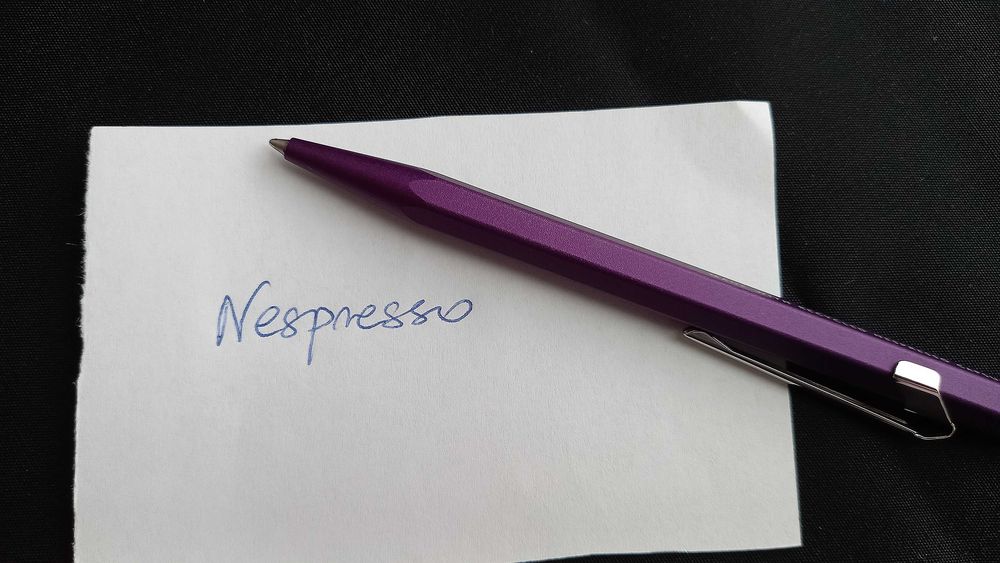 Długopis Nespresso z recyklingowanych kapsułek