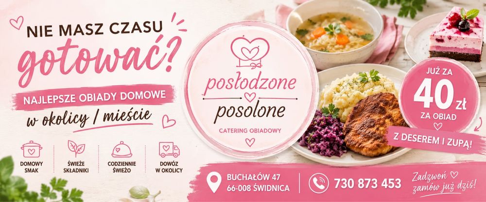 Catering okolicznościowy, obiadowy