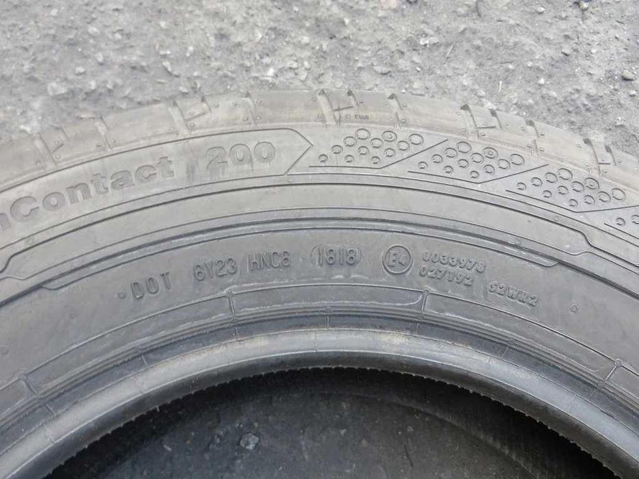205/75 R16c 113/111R Continental VanContact200 літо 4штуки шини б/у