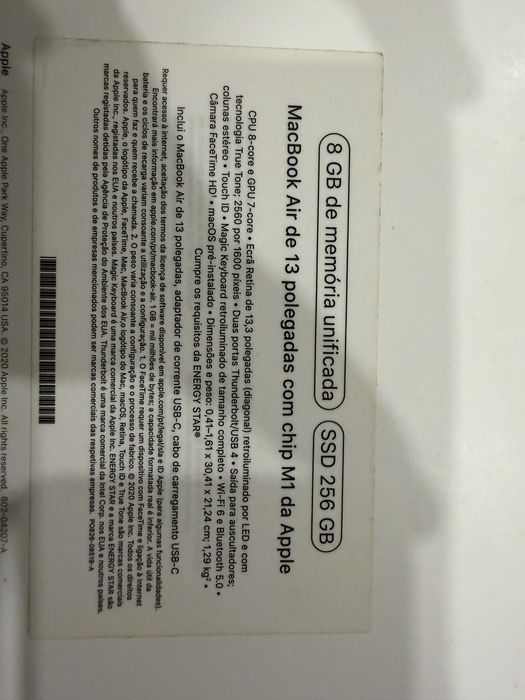 MacBook Air M1 13” Gold | 95% Battery | Like New | Box Included
