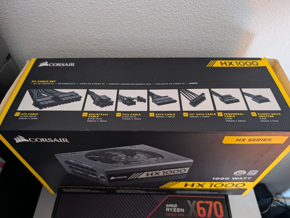Fonte de alimentação Corsair hx1000 Titanium