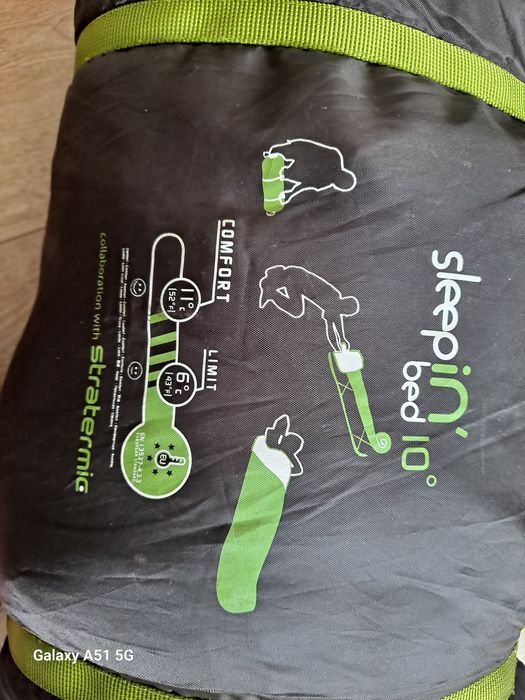 Sleepin bag, com colchao e almofada