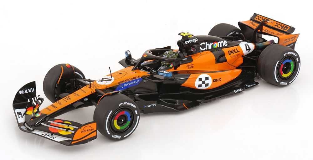 Solido 1/18 - McLaren MCL39 Lando Norris #4 Winner GP Monaco 2025 - World Champion!!!