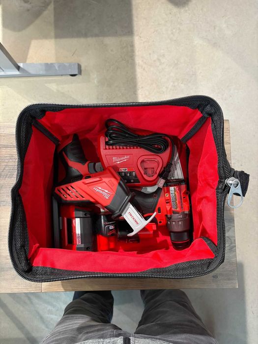 Zestaw 3 narzędzi akumulatorowych Milwaukee M12 (3495-23)