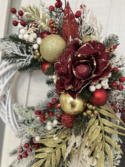 Новорічний, різдвяний вінок на двері
