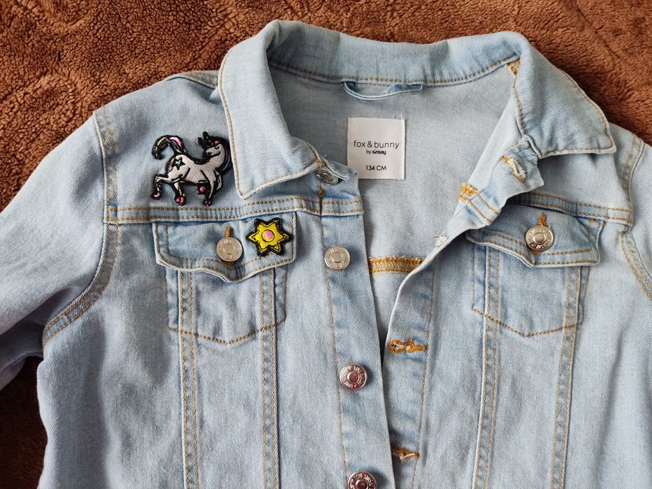 Kurtka jeansowa 134 Sinsay