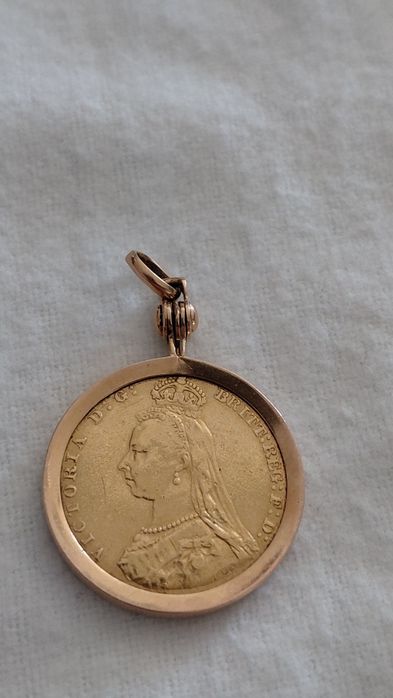 Libra Ouro com Aro 1887