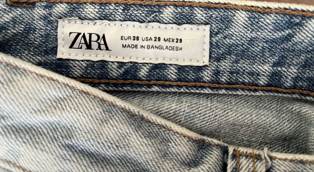 Spodnie jeans uniseks 36 ZARA