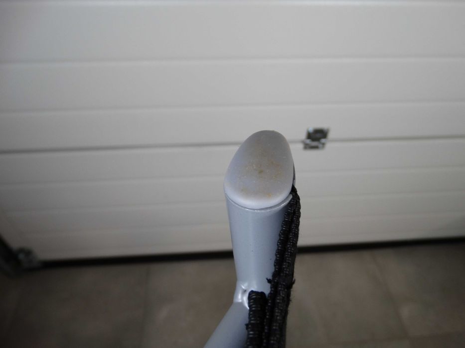 Chicreat 80504 Składany leżak, aluminium, czarny/srebrny, 69x57x113 cm