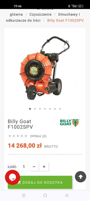 Sprzedam profesjonalną dmuchawę
