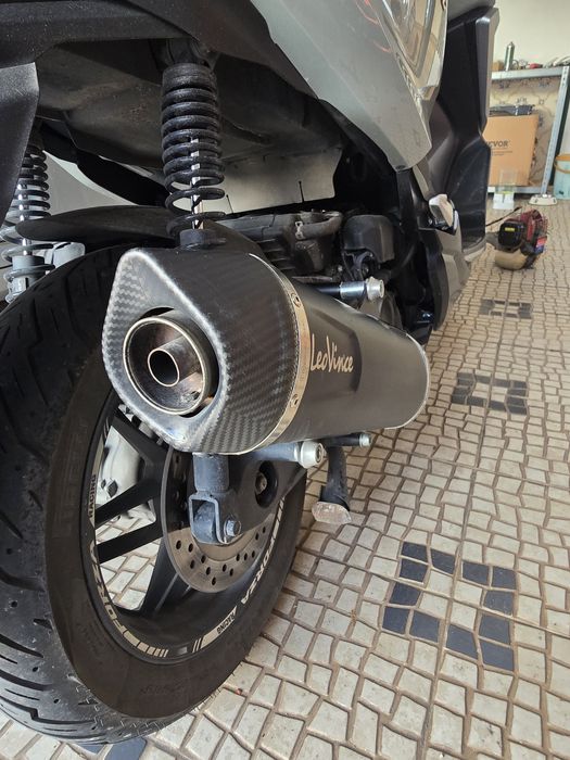 Ponteira escape honda forza 350