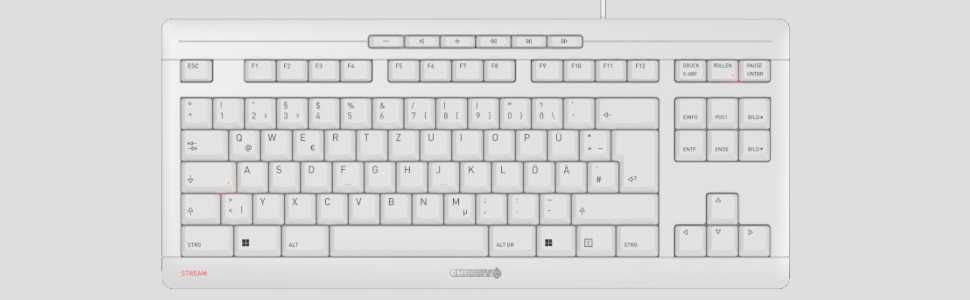 CHERRY STREAM JK-8600 klawiatura przewodowa USB PC laptop dom biuro