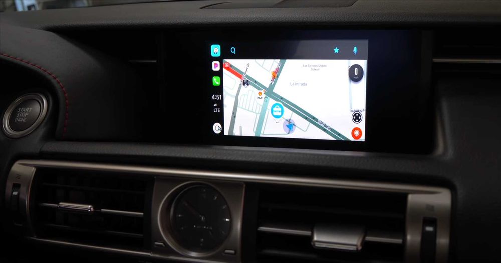 android  auto CARPLAY BOX LEXUS GS LS ES IS UX LX RC NX RX mapy gps