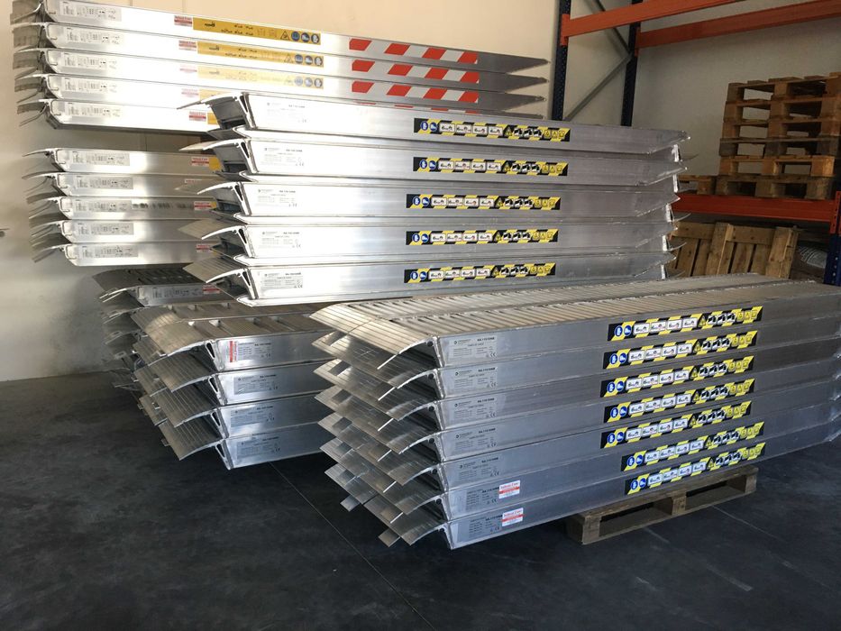 Rampas de alumínio 3M x 6250kg