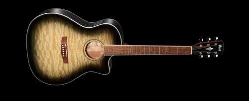 Cort GA QF FBB gitara elektroakustyczna Fishman Isys T Sonicore