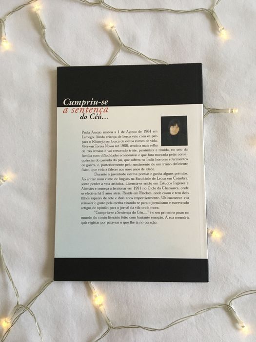Cumpriu-se a sentença do céu... - Paula Araújo - portes incluídos