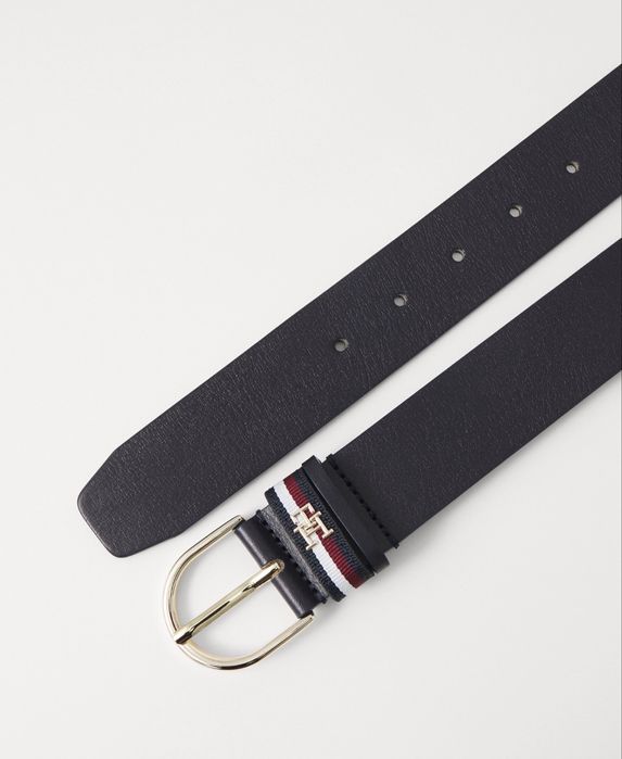 Tommy hilfiger Оригинал denton enamel flag leather belt пояс,ремень,ремінь оригінальний Томмі,Томі Хілфігер,Томи Хилфигер