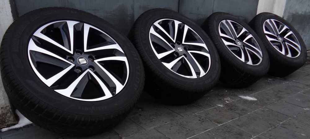 Oryginalne alufelgi 18 Seat Terraco 5x112 Tiguan, Kodiaq, opony zimowe