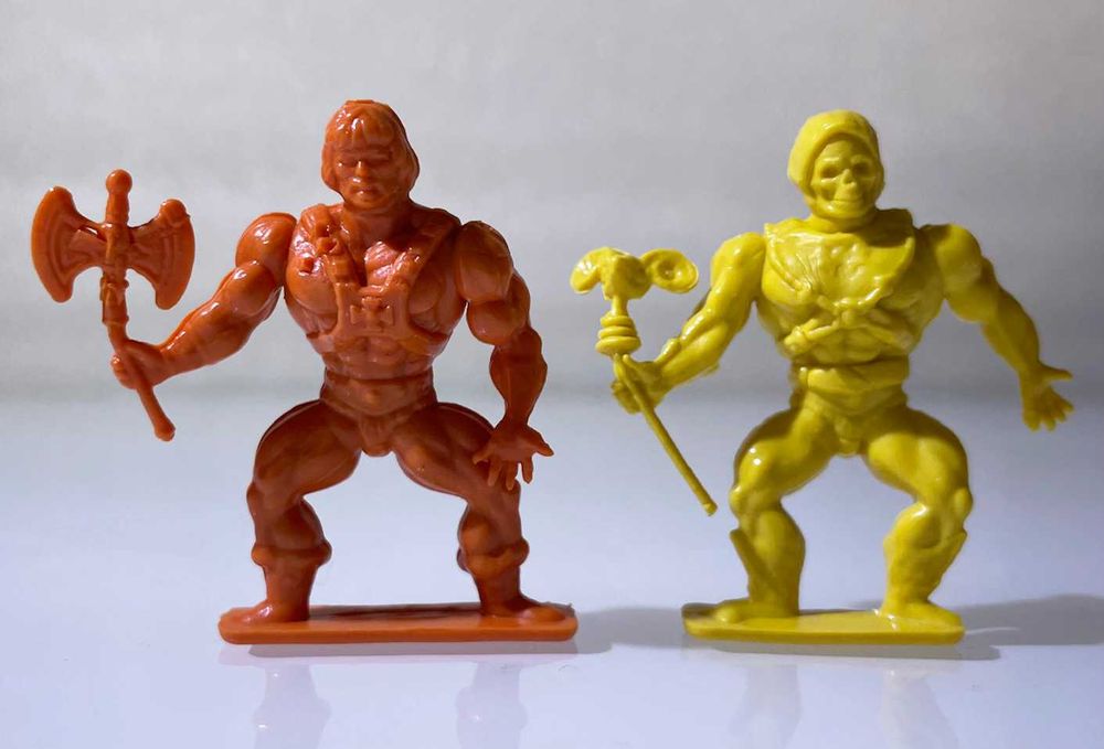 Coleção completa ~ ”HE-MAN MASTERS of UNIVERSE MOTU” ~ 12 Dunkin 80´s
