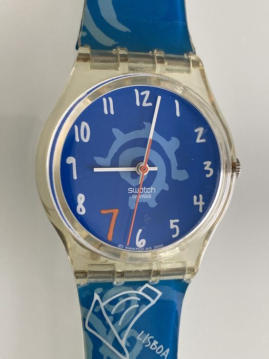 Relógio Swatch euro 2004 fabricado na Suíça