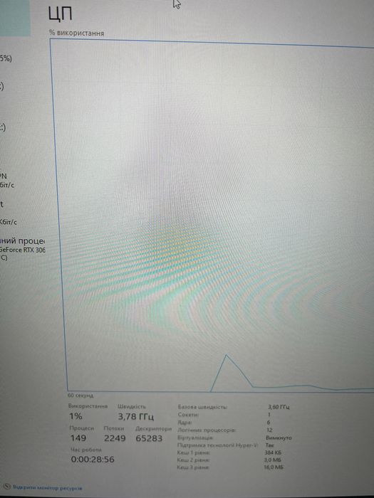 Ігровий компьютер на базі rtx 3060 ryzen 5500