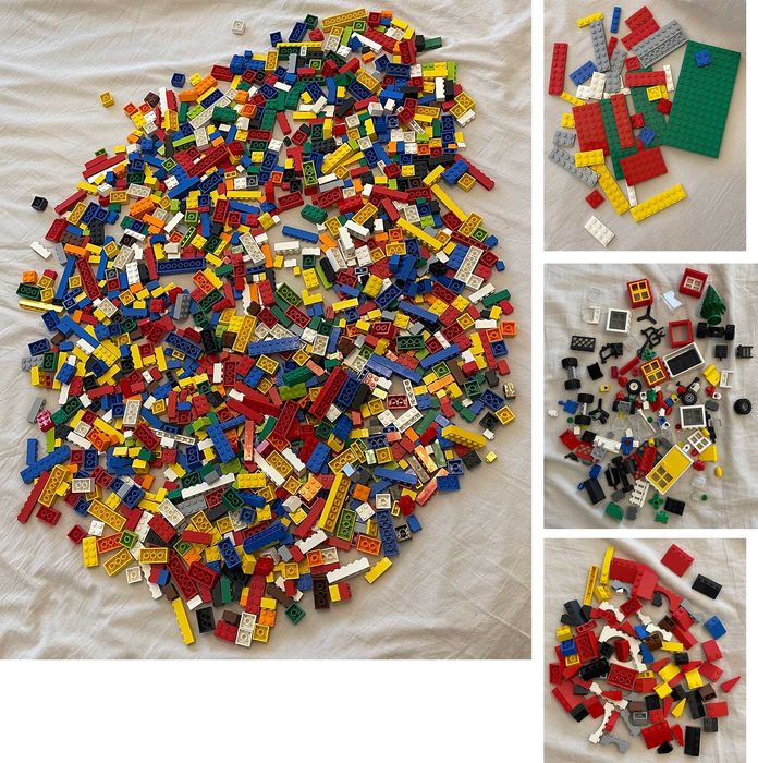 LEGO peças standard variadas, 2300 gr