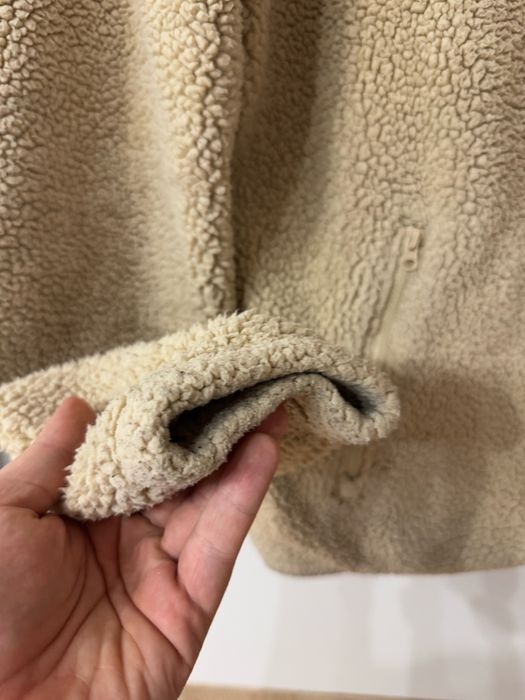 Kurtka polarowa Fila XL fleece teddy plus size modna viral