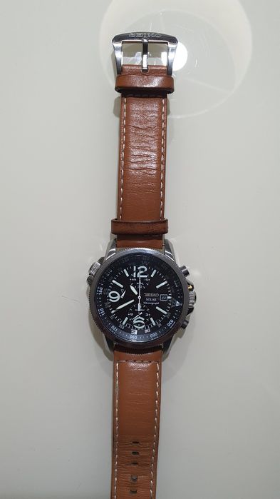 Relogio Seiko cronógrafo solar